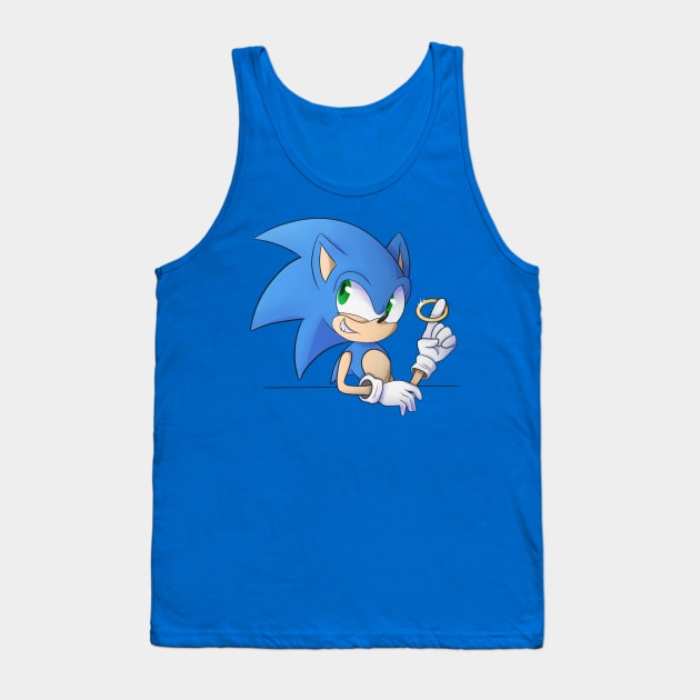 Sonic the Hedgehog Tank Top by SpookytheKitty2001